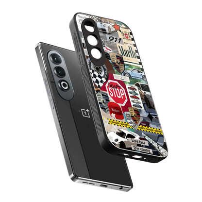 Limitless Ride sleek oneplus nord ce 4 cover with tempered glass back and TPU edges