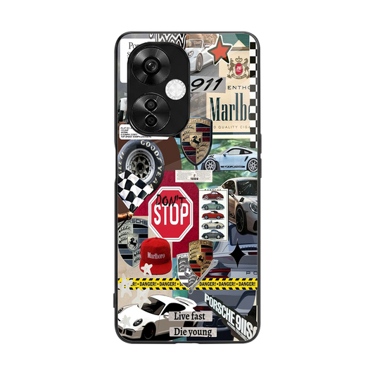 Limitless Ride back phone cover | glass case for oneplus nord ce 3 lite