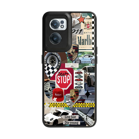 Limitless Ride back phone cover | glass case for oneplus nord ce 2
