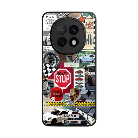 Limitless Ride back phone cover | glass case for oppo f29 pro 5g