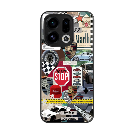 Limitless Ride back phone cover | glass case for oppo find x9