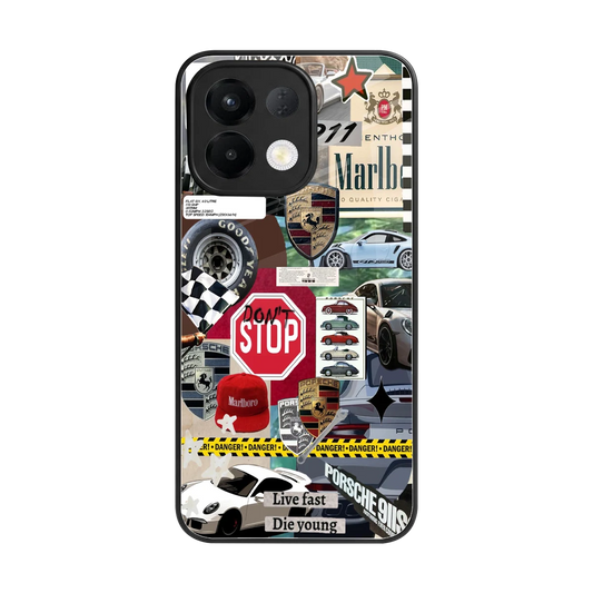 Limitless Ride back phone cover | glass case for oppo k13 5g