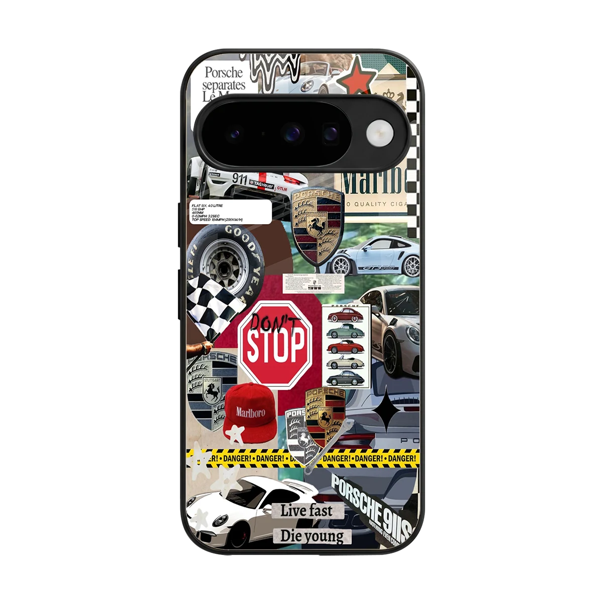 Limitless Ride back phone cover | glass case for google pixel 10