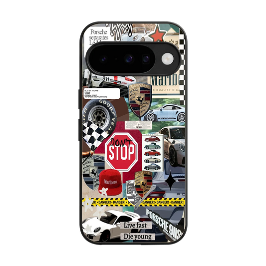 Limitless Ride back phone cover | glass case for google pixel 10