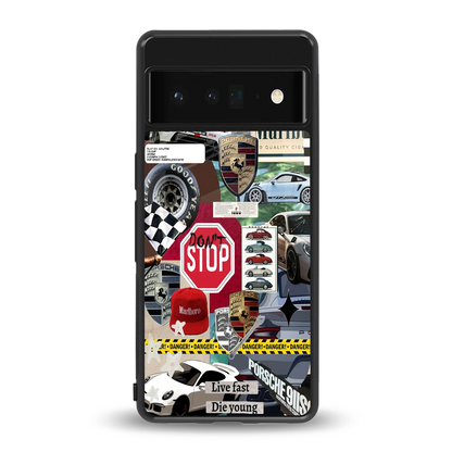 Limitless Ride back phone cover | glass case for google pixel 6 pro