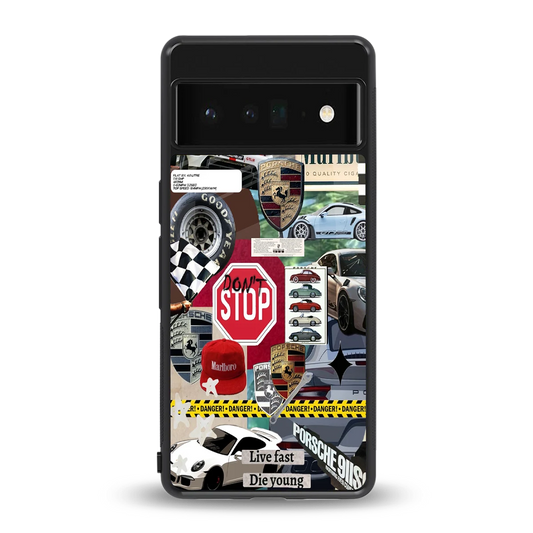 Limitless Ride back phone cover | glass case for google pixel 6 pro