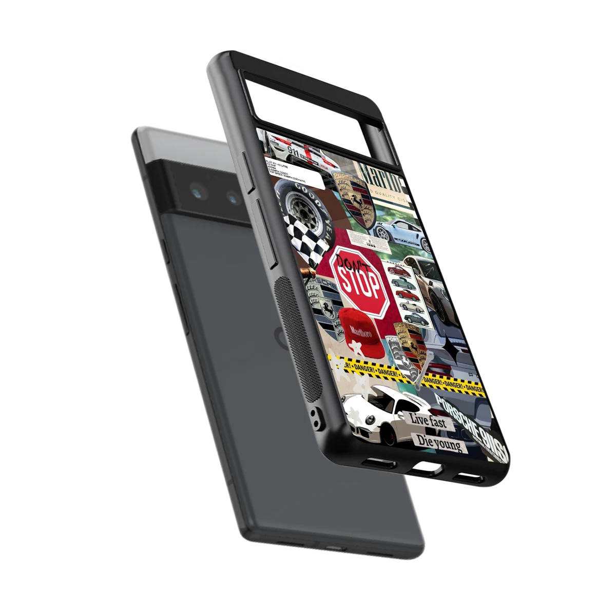 Limitless Ride sleek google pixel 6 pro cover with tempered glass back and TPU edges