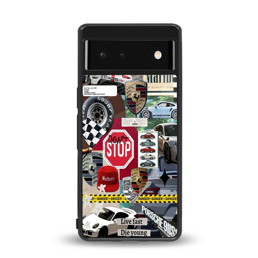 Limitless Ride back phone cover | glass case for google pixel 6