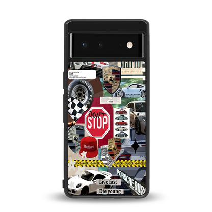 Limitless Ride back phone cover | glass case for google pixel 6a