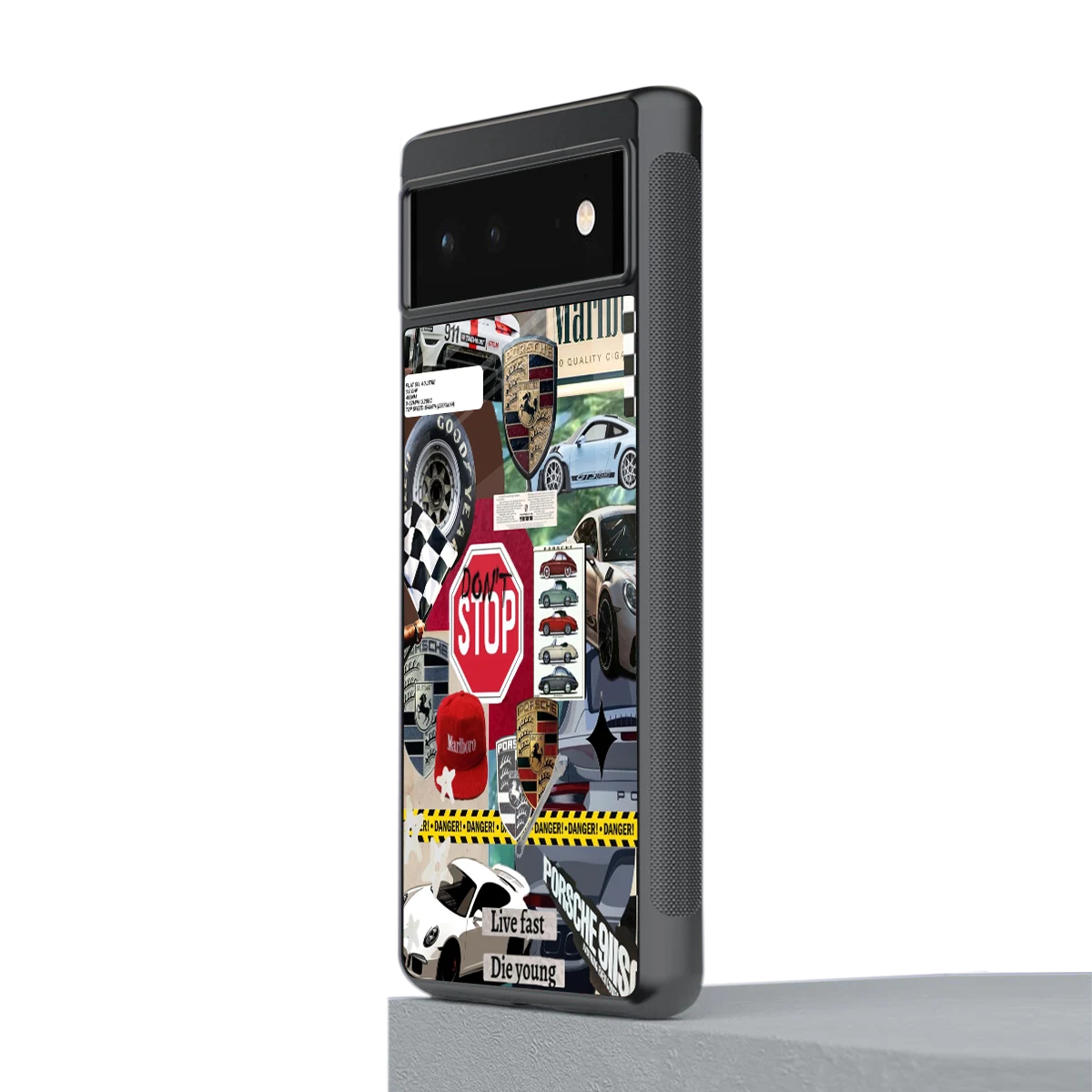 Limitless Ride stylish phone case for google pixel 6a | glossy glass and slim fit