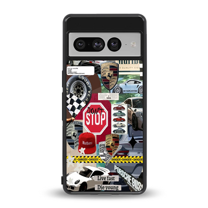 Limitless Ride back phone cover | glass case for google pixel 7 pro