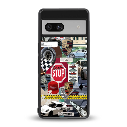Limitless Ride back phone cover | glass case for google pixel 7