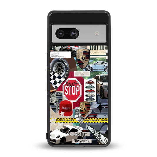 Limitless Ride back phone cover | glass case for google pixel 7