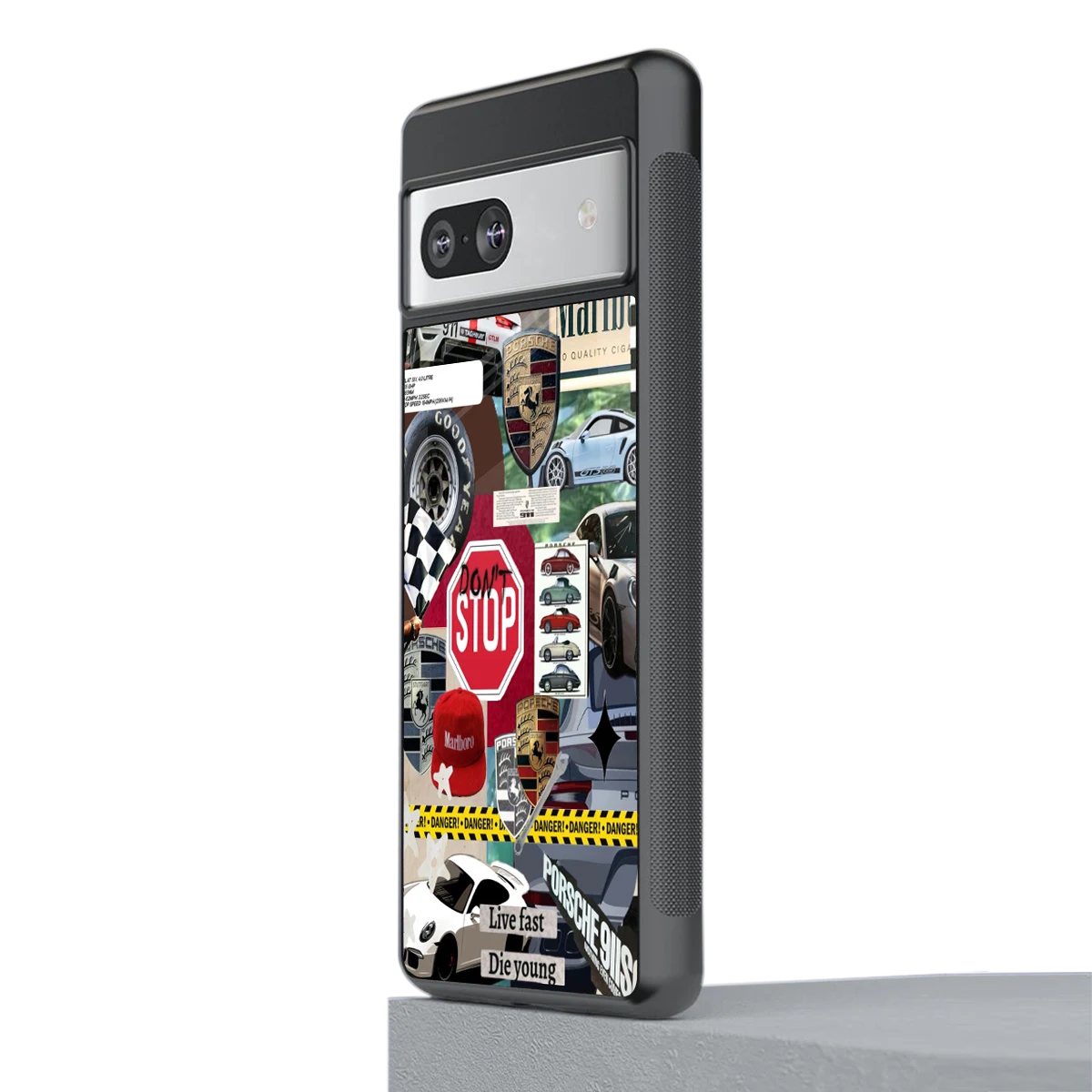 Limitless Ride stylish phone case for google pixel 7a | glossy glass and slim fit