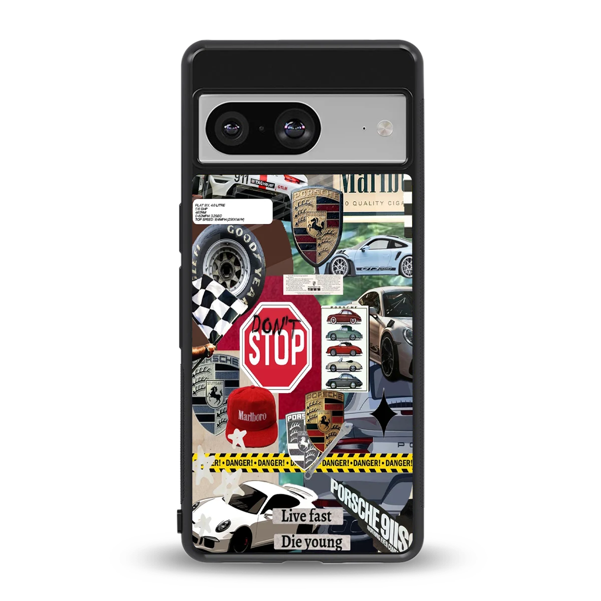 Limitless Ride back phone cover | glass case for google pixel 8