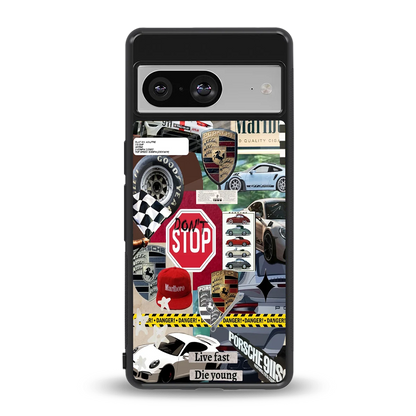 Limitless Ride back phone cover | glass case for google pixel 8
