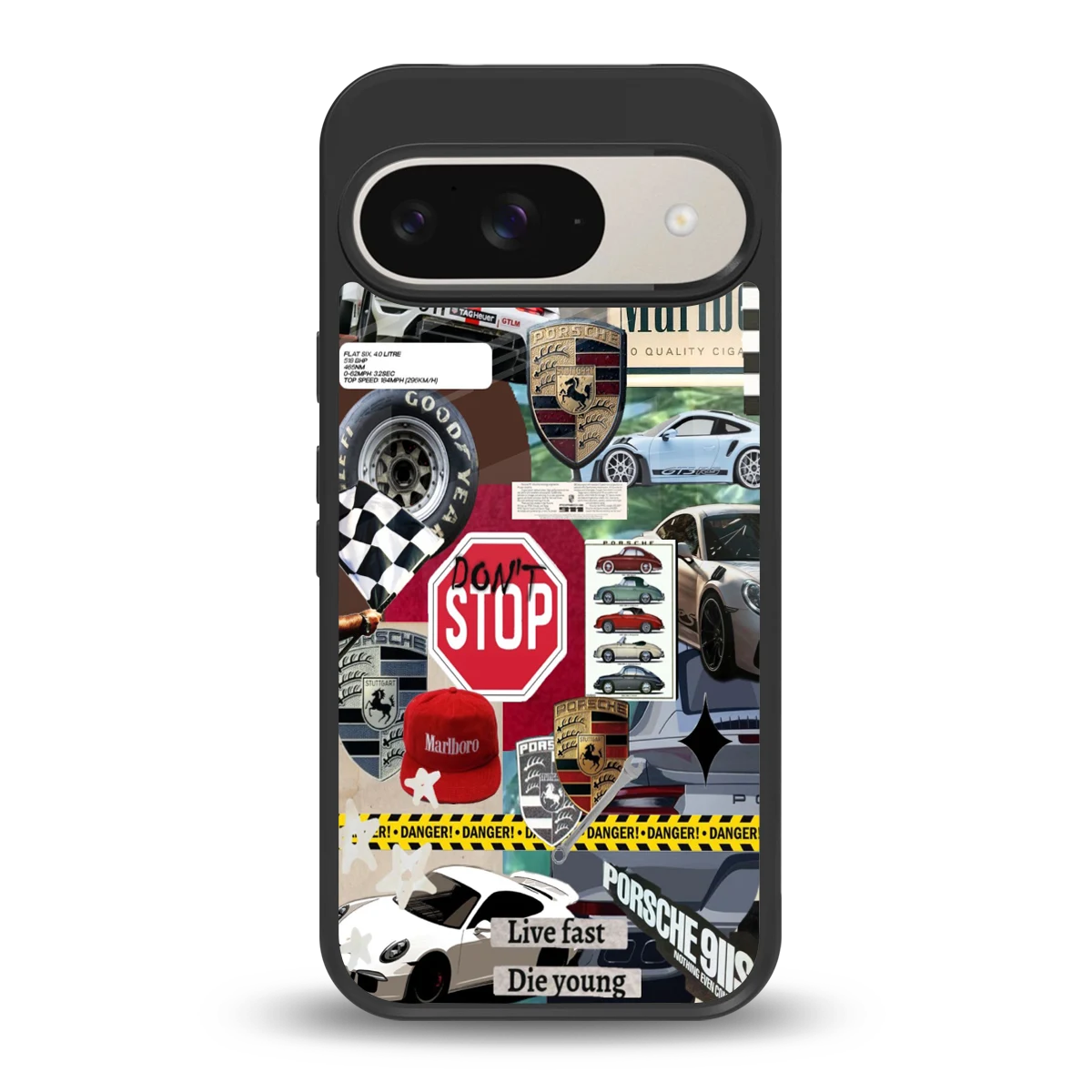 Limitless Ride back phone cover | glass case for google pixel 9
