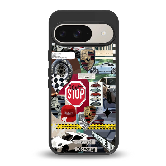 Limitless Ride back phone cover | glass case for google pixel 9