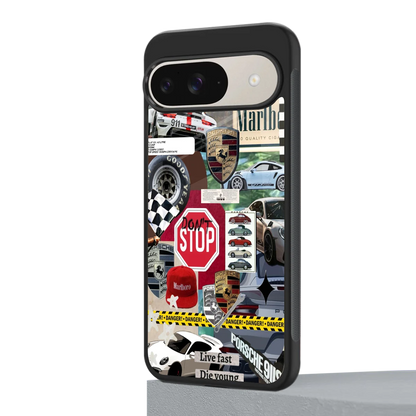 Limitless Ride google pixel 9 mobile cover | shockproof glass phone case