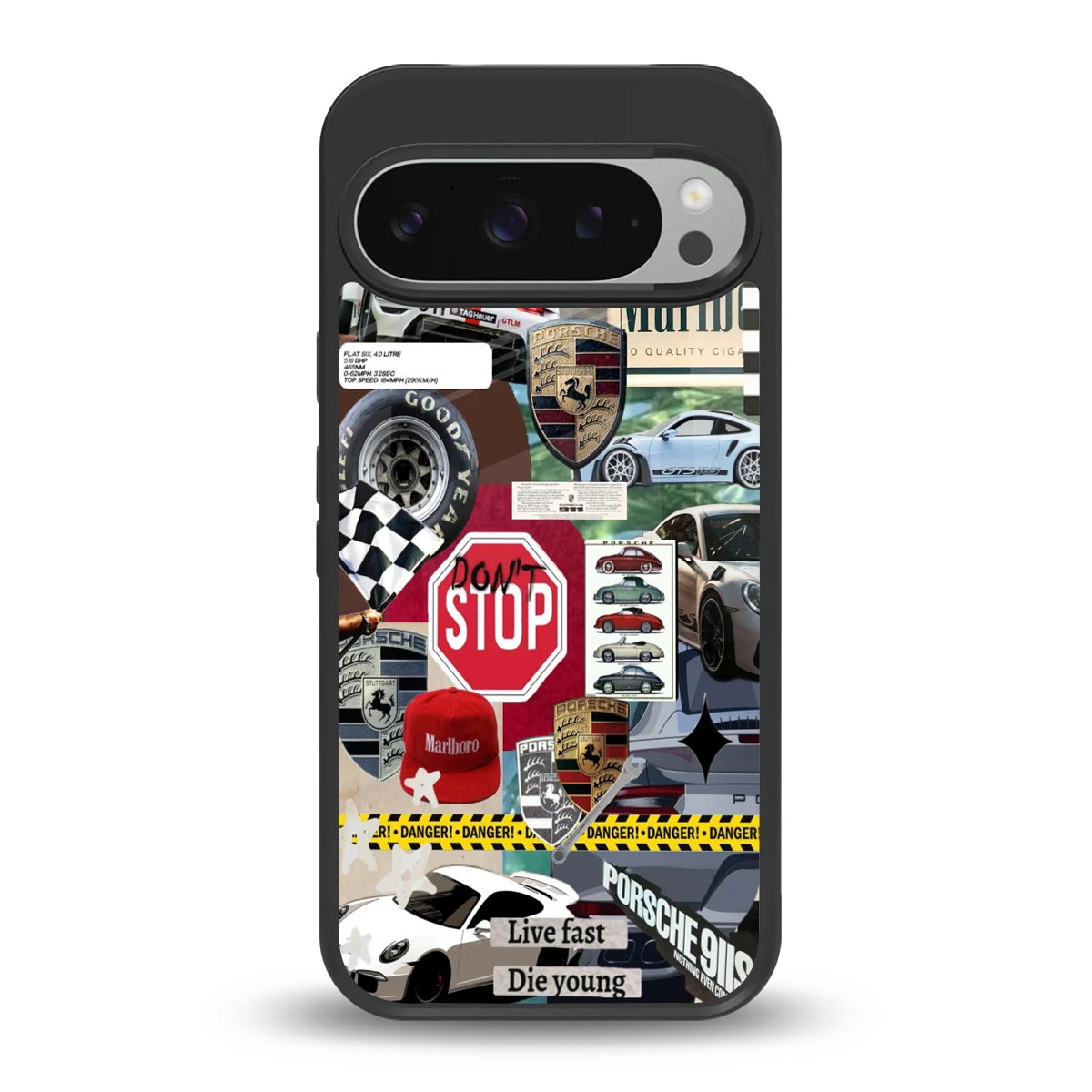 Limitless Ride back phone cover | glass case for google pixel 9 pro xl