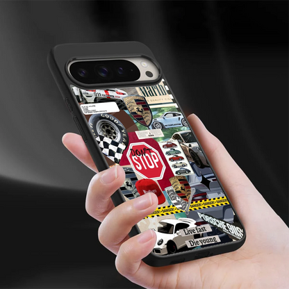 Limitless Ride sleek google pixel 9 pro xl cover with tempered glass back and TPU edges