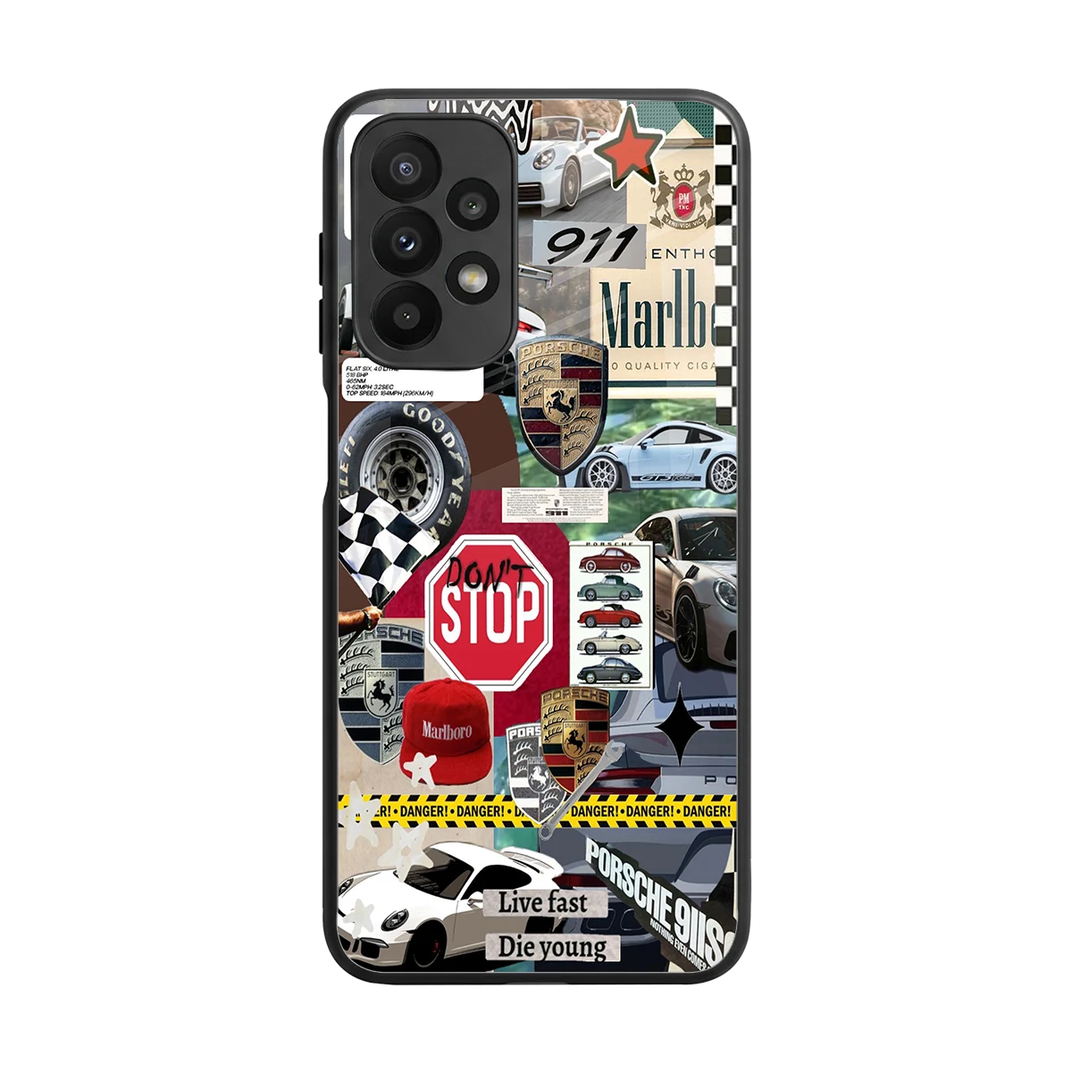 Limitless Ride back phone cover | glass case for samsung galaxy a23