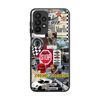 Limitless Ride back phone cover | glass case for samsung galaxy a23