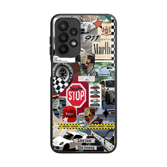 Limitless Ride back phone cover | glass case for samsung galaxy a23