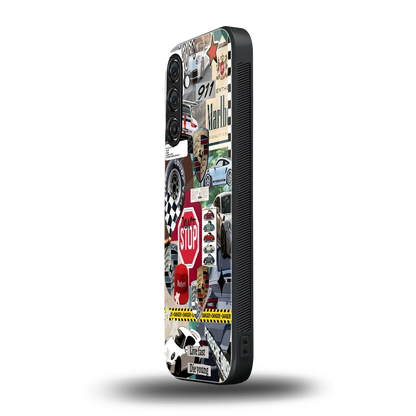Limitless Ride samsung galaxy a55 5g mobile cover | shockproof glass phone case