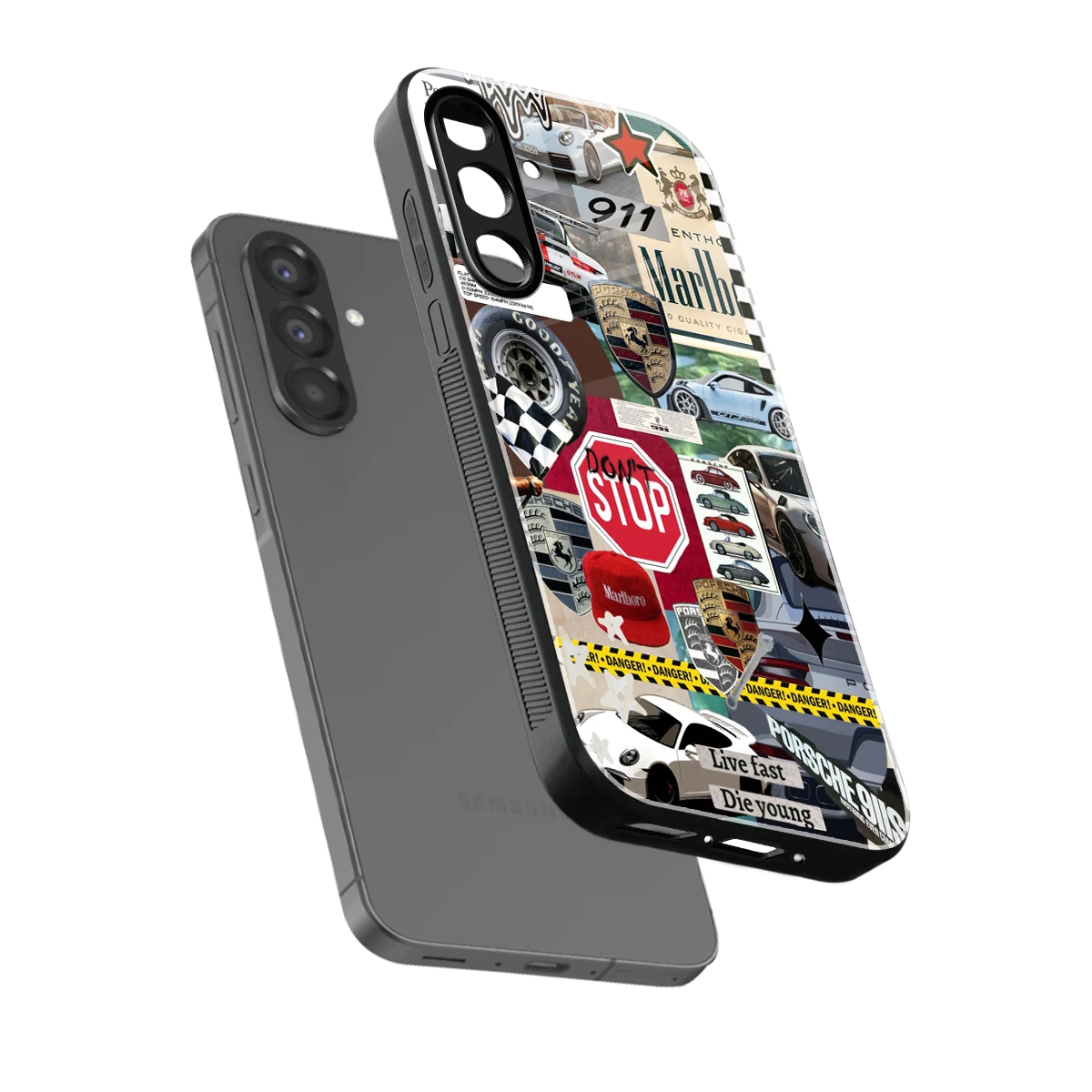 Limitless Ride sleek samsung galaxy a17 5g cover with tempered glass back and TPU edges