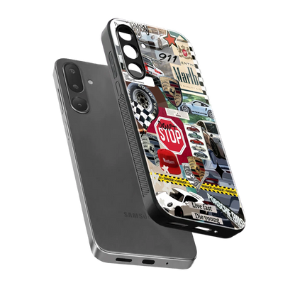Limitless Ride sleek samsung galaxy m36 5g cover with tempered glass back and TPU edges