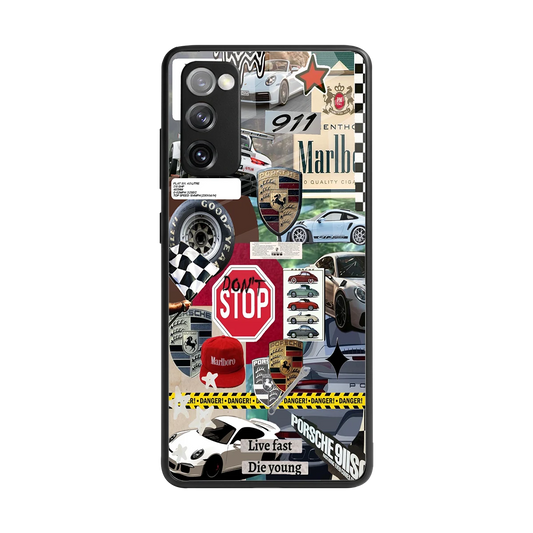 Limitless Ride back phone cover | glass case for samsung galaxy s20 fe