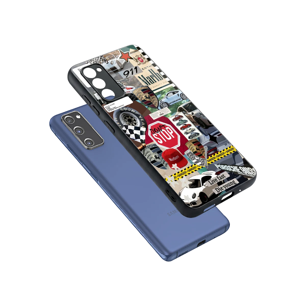Limitless Ride sleek samsung galaxy s20 fe cover with tempered glass back and TPU edges