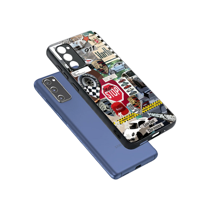 Limitless Ride sleek samsung galaxy s20 fe cover with tempered glass back and TPU edges