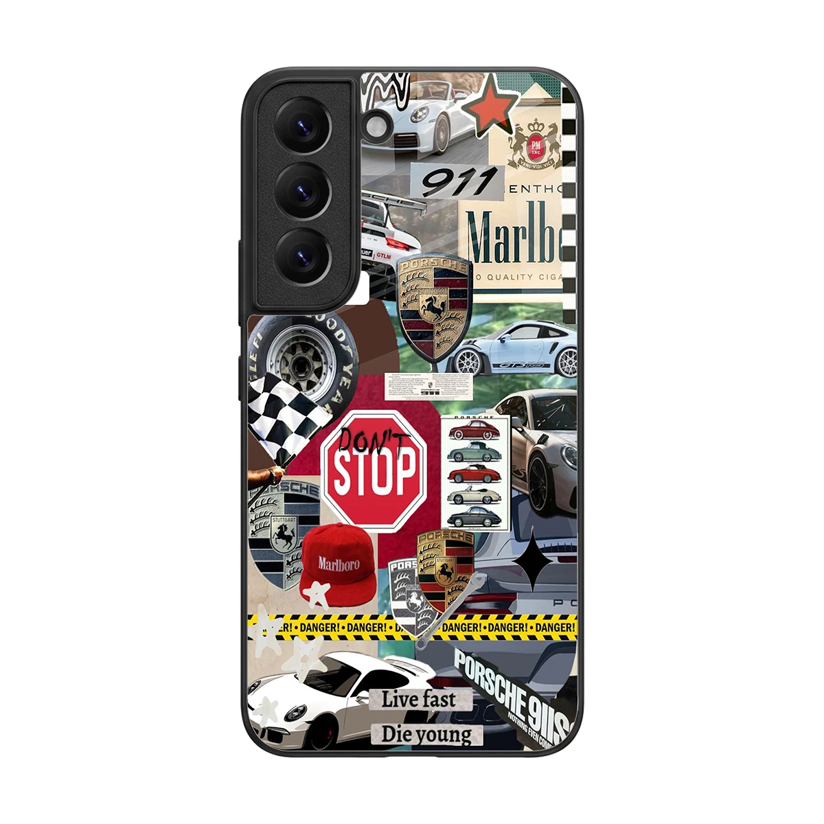 Limitless Ride back phone cover | glass case for samsung galaxy s22