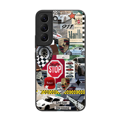 Limitless Ride back phone cover | glass case for samsung galaxy s22