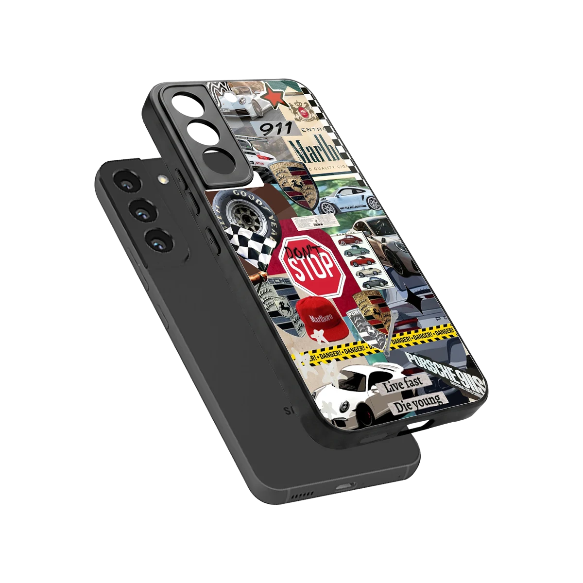 Limitless Ride sleek samsung galaxy s22 cover with tempered glass back and TPU edges