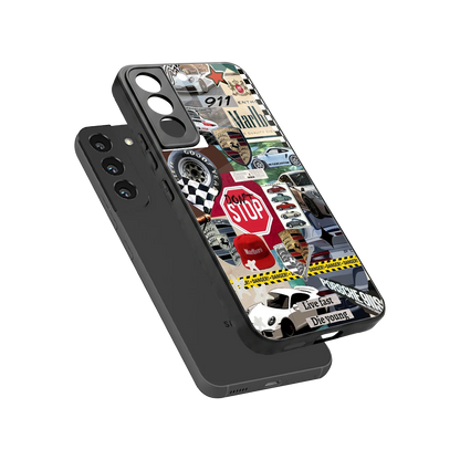 Limitless Ride sleek samsung galaxy s22 cover with tempered glass back and TPU edges
