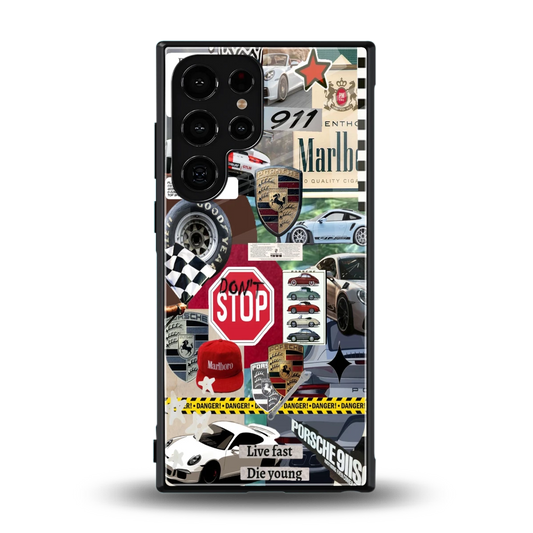 Limitless Ride back phone cover | glass case for samsung galaxy s23 ultra