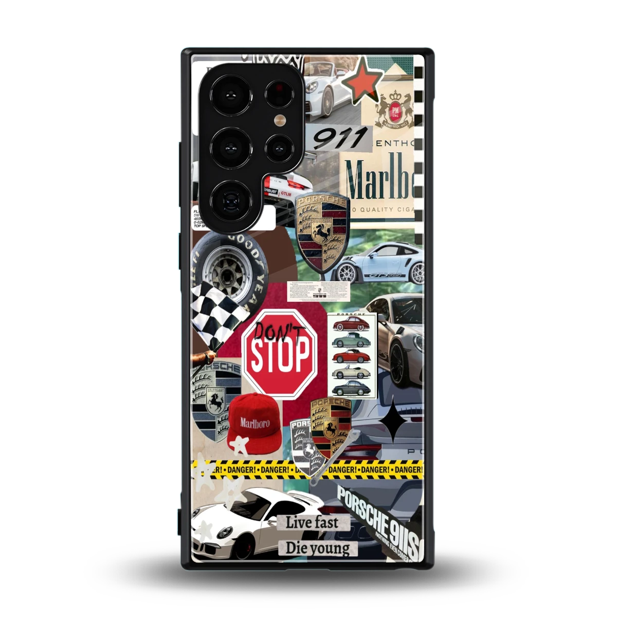 Limitless Ride back phone cover | glass case for samsung galaxy s24 ultra