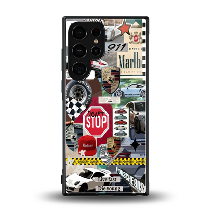 Limitless Ride back phone cover | glass case for samsung galaxy s24 ultra
