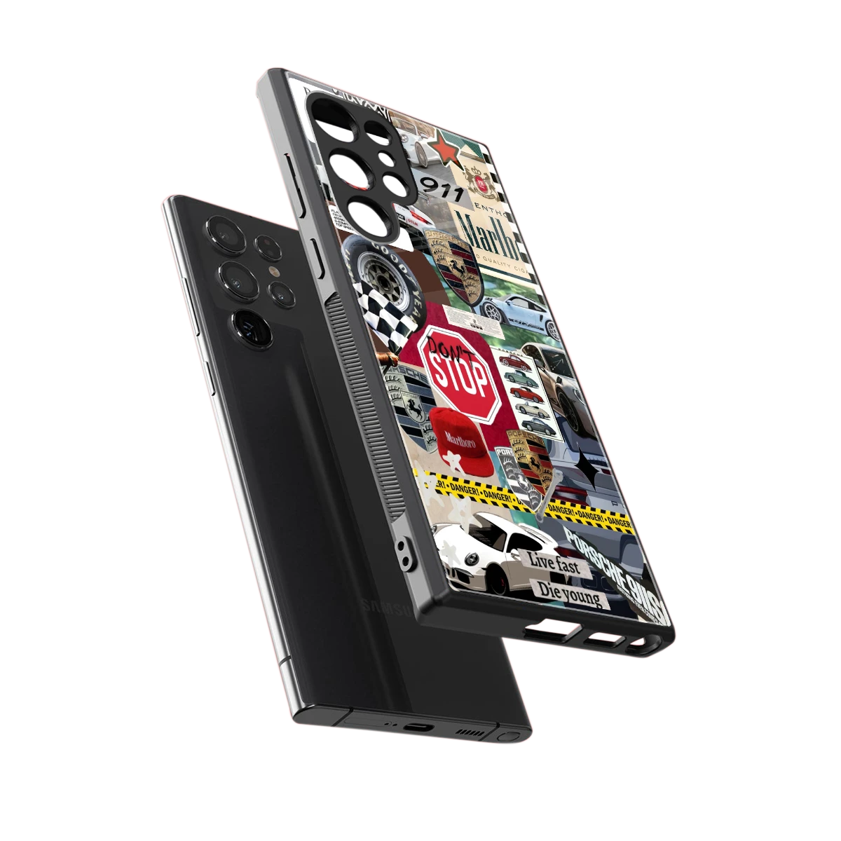 Limitless Ride sleek samsung galaxy s23 ultra cover with tempered glass back and TPU edges