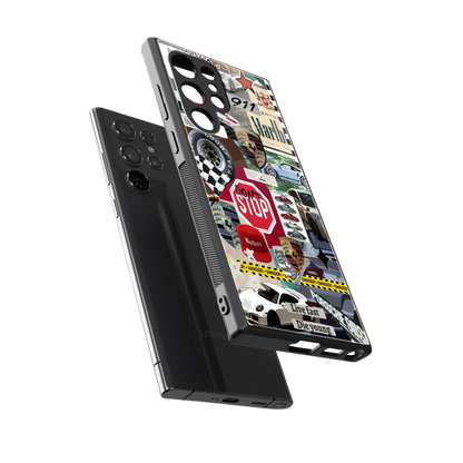 Limitless Ride sleek samsung galaxy s23 ultra cover with tempered glass back and TPU edges