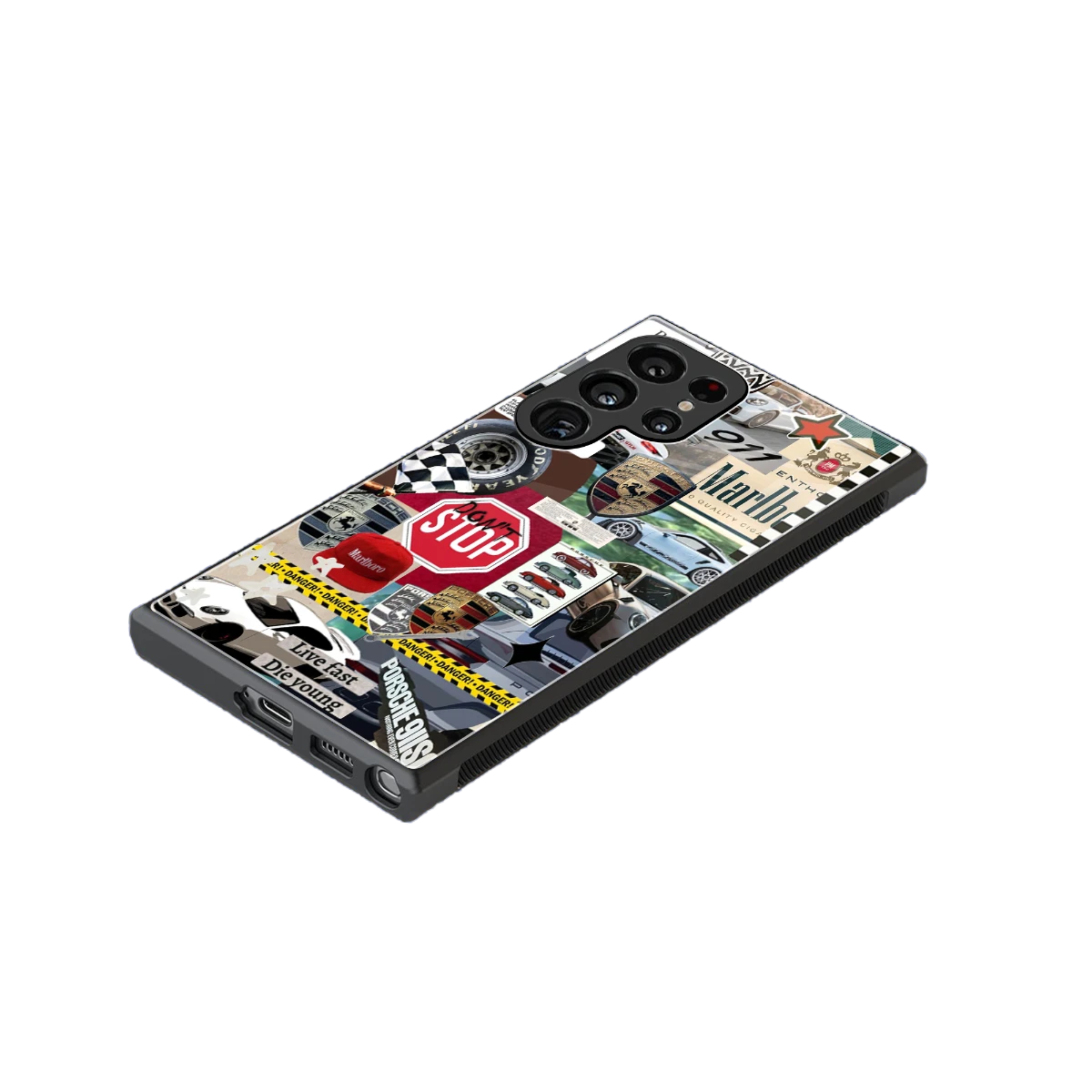 Limitless Ride stylish phone case for samsung galaxy s24 ultra | glossy glass and slim fit