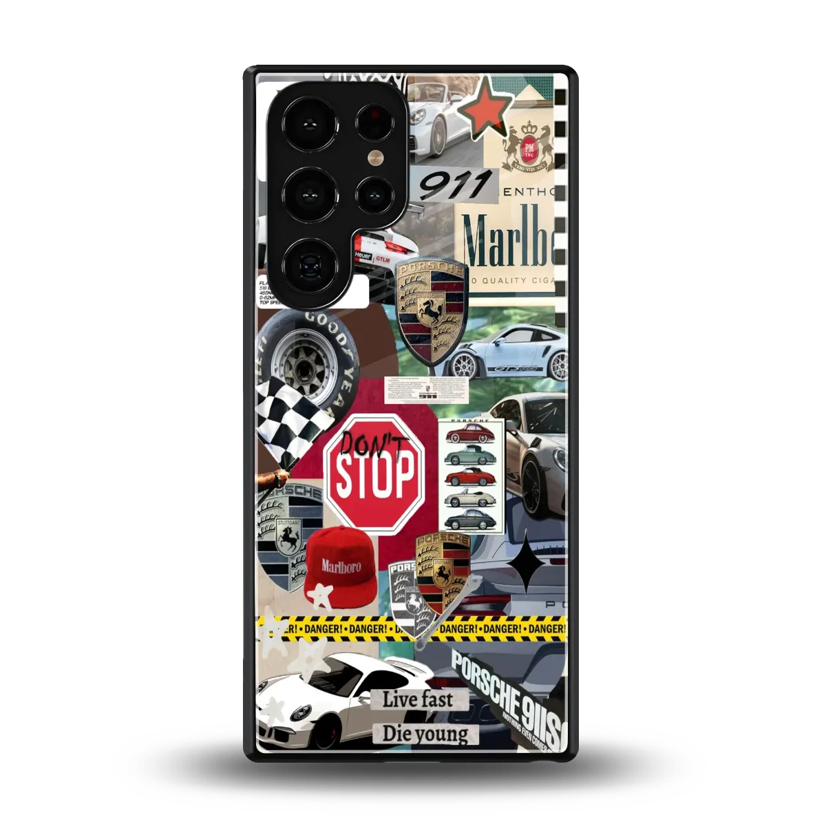 Limitless Ride back phone cover | glass case for samsung galaxy s25 ultra