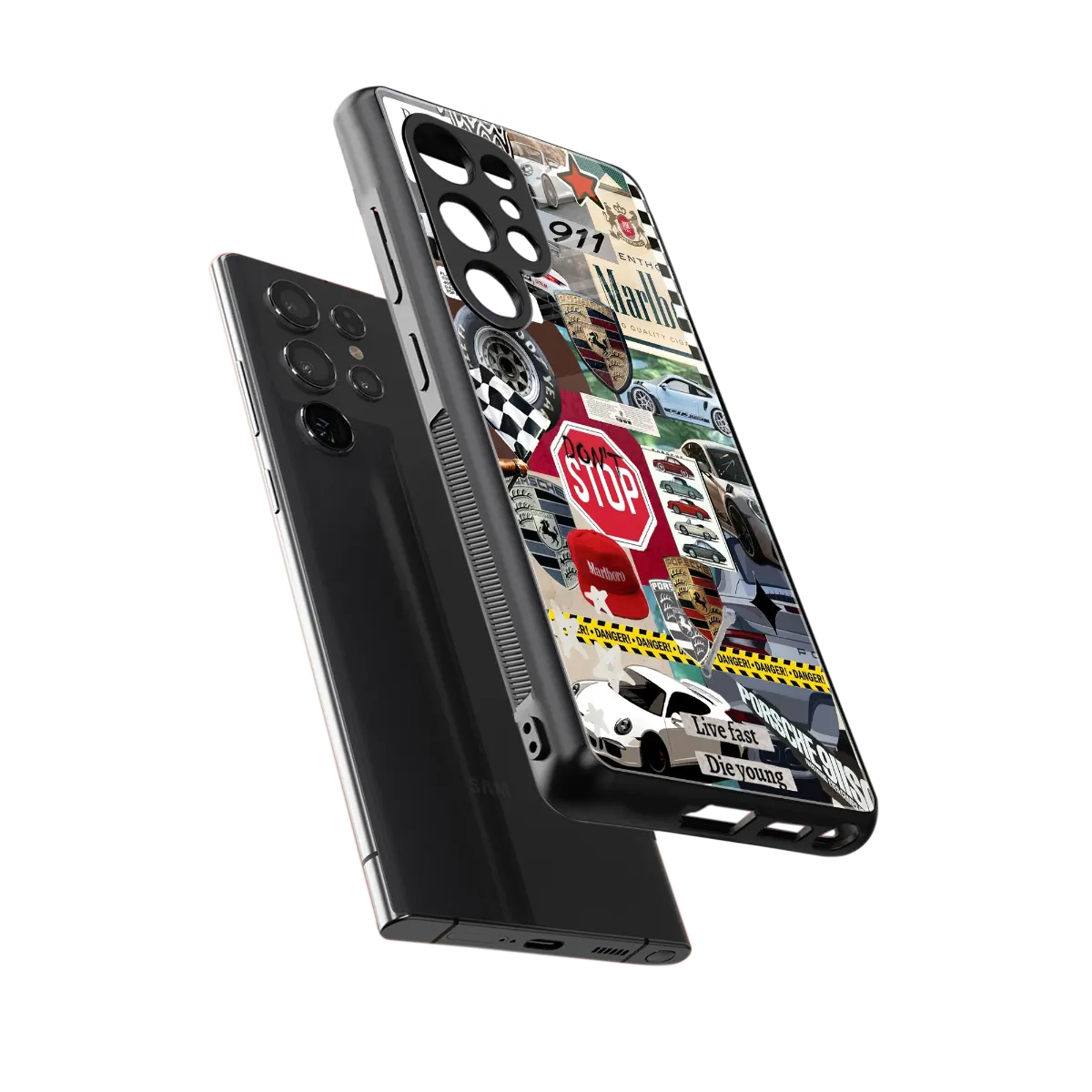 Limitless Ride sleek samsung galaxy s25 ultra cover with tempered glass back and TPU edges