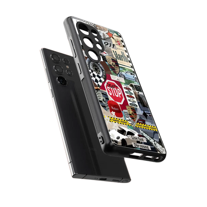 Limitless Ride sleek samsung galaxy s25 ultra cover with tempered glass back and TPU edges