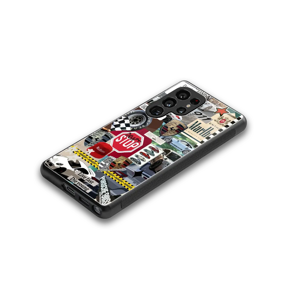 Limitless Ride stylish phone case for samsung galaxy s25 ultra | glossy glass and slim fit