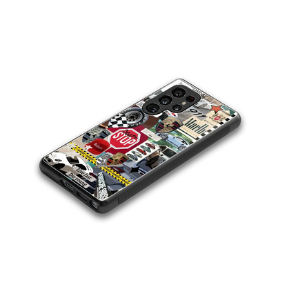 Limitless Ride stylish phone case for samsung galaxy s25 ultra | glossy glass and slim fit