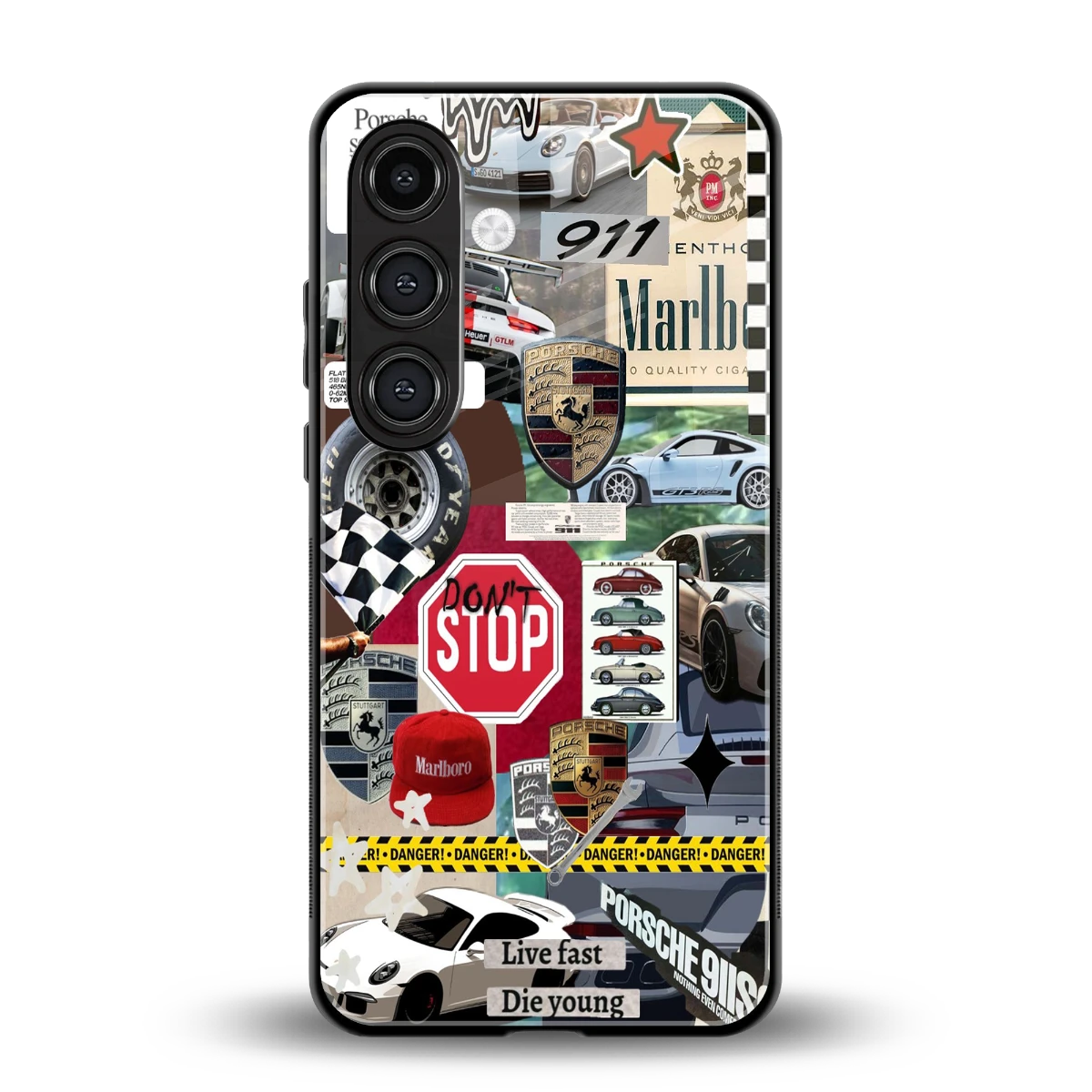 Limitless Ride back phone cover | glass case for samsung galaxy s25